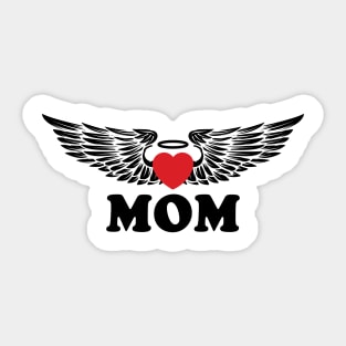 Mom Is An Angel In The Sky (Remember Lost Moms) v2 Sticker